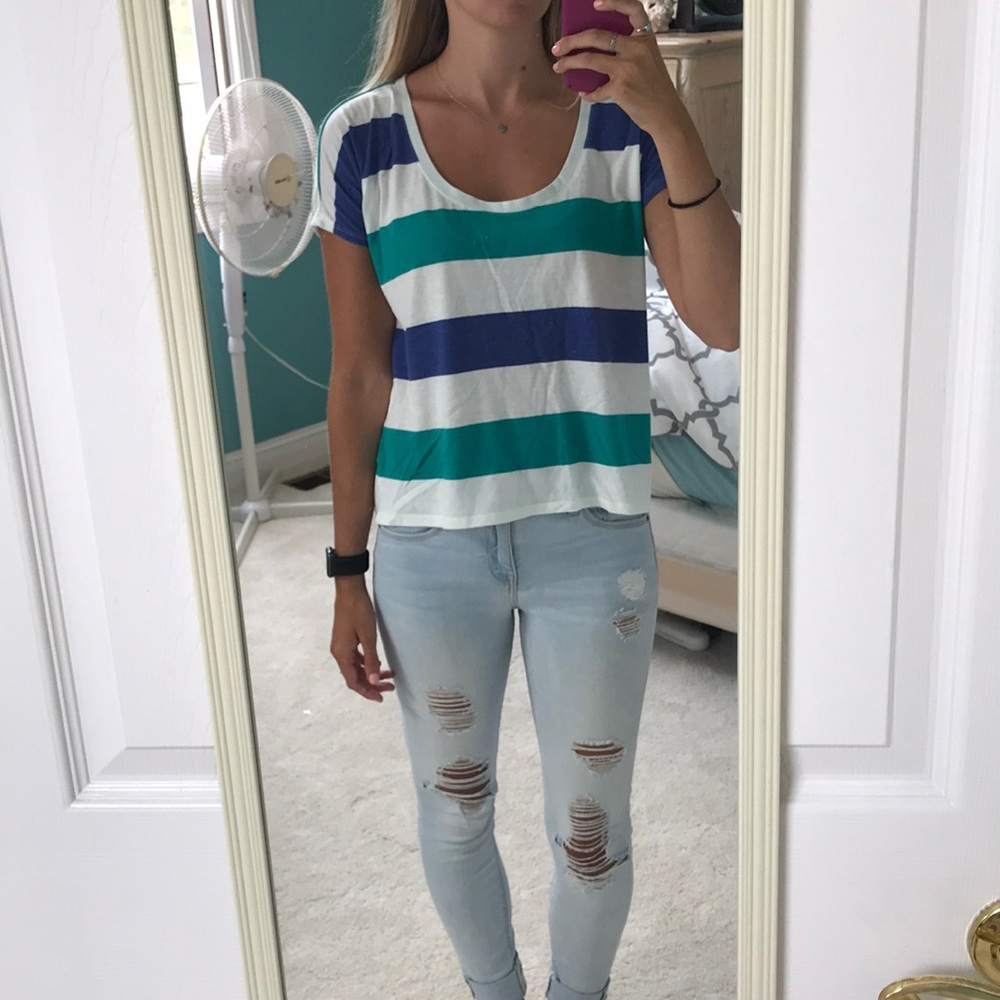 Stripe Boxy Shirt | F21